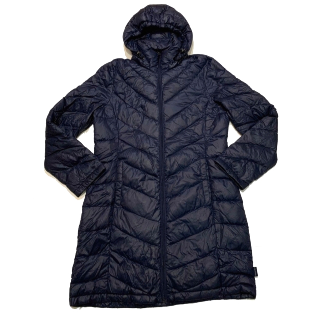 Calvin Klein Lightweight Packable Down Hooded Puffer Jacket Coat BLACK M Medium